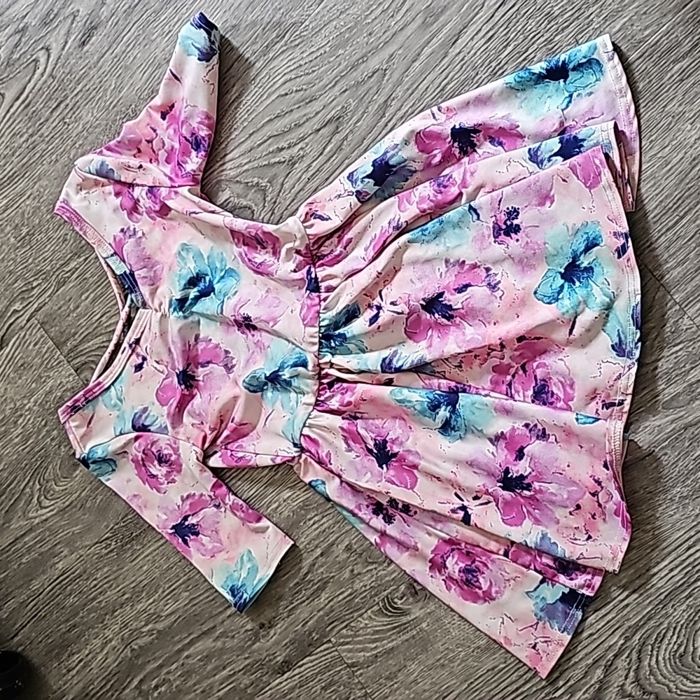 Dot Dot Smile 2t flower twirl dress
